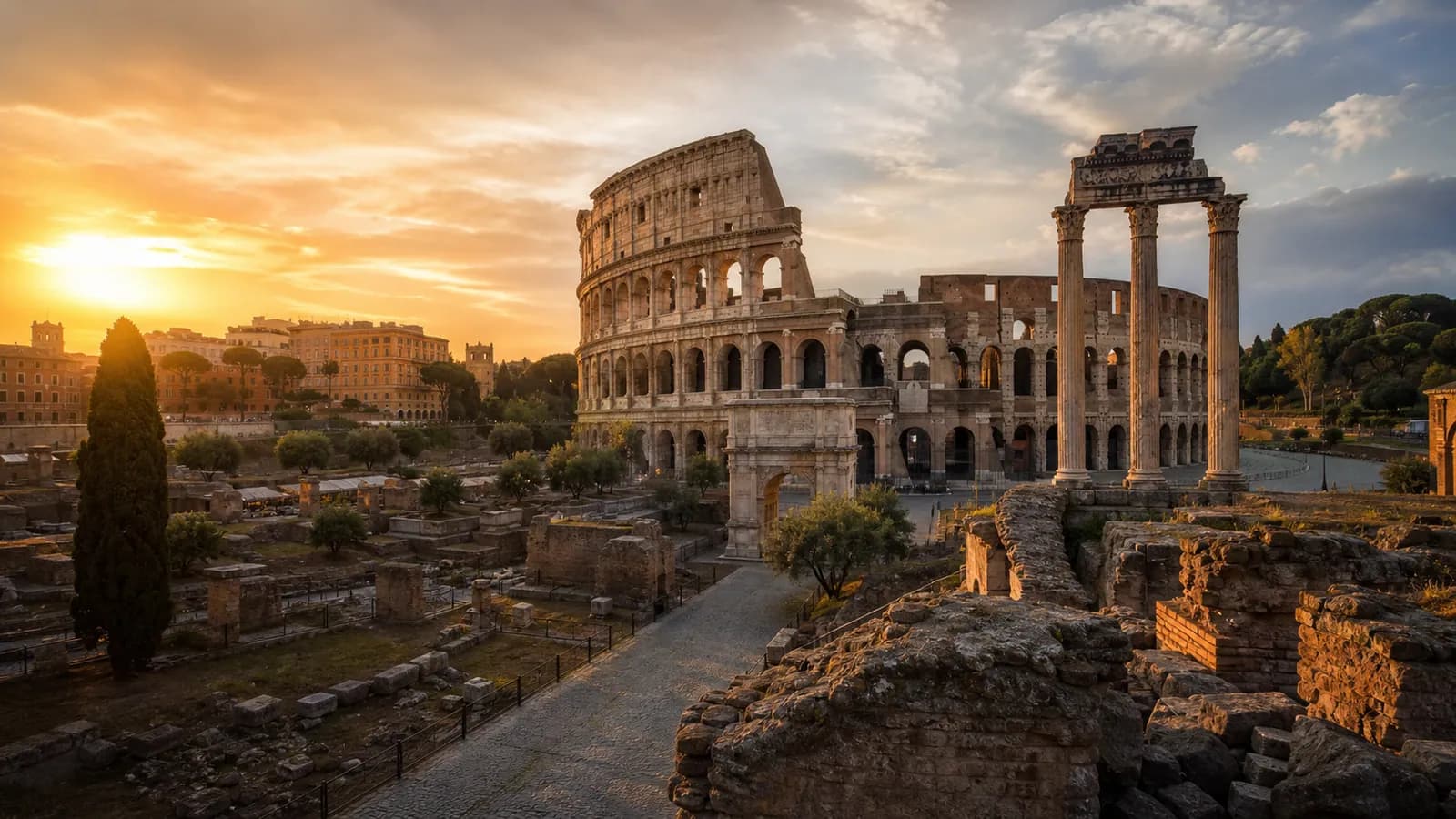 Rome, travel guide hero image